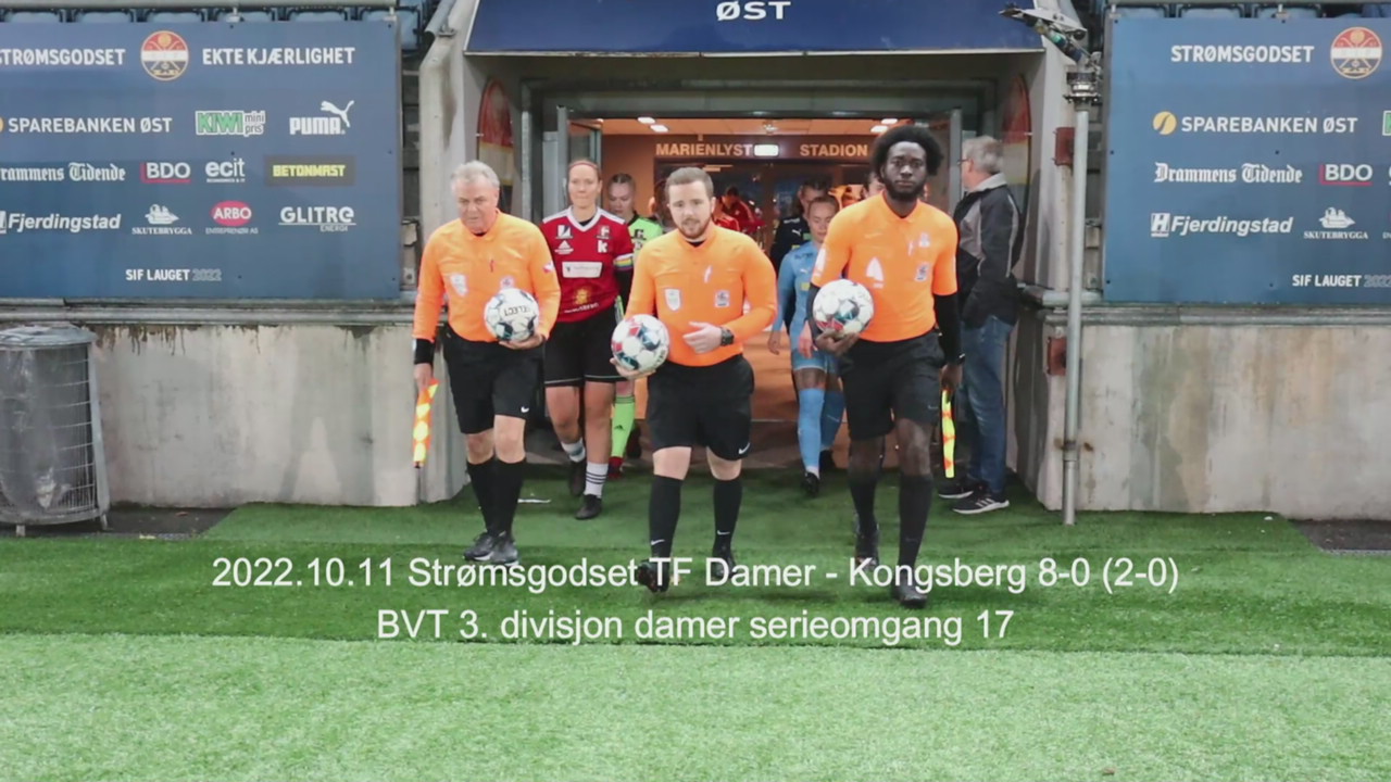 2022.10.11 Strømsgodset TF Damer - Kongsberg 8-0 (2-0) målene